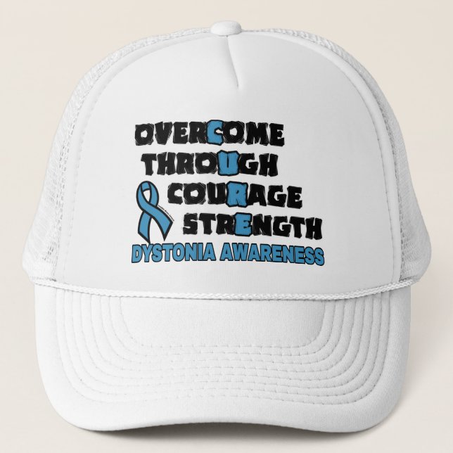 CURE...Dystonia Trucker Hat (Front)