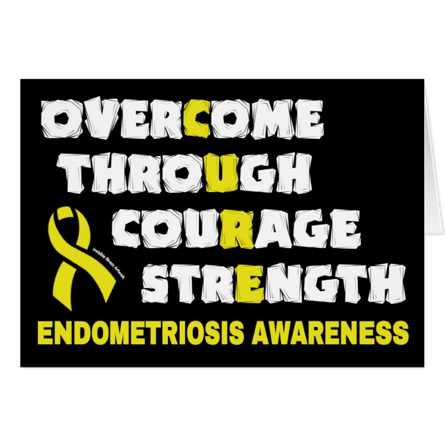 CURE...Endometriosis Cards (Front Horizontal)