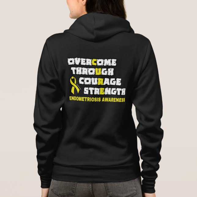 CURE...Endometriosis Hoodie (Back)