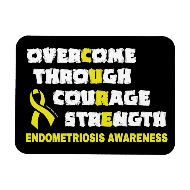 CURE...Endometriosis Magnet (Horizontal)