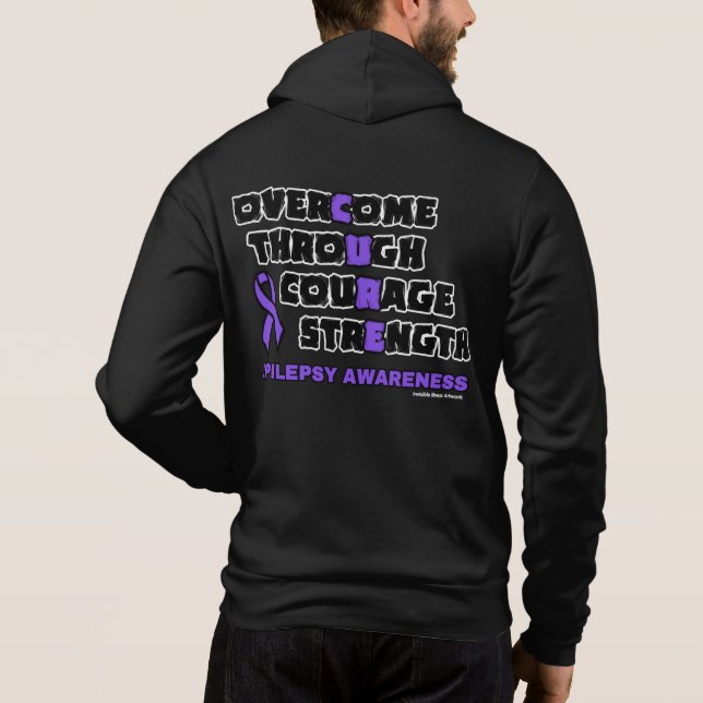 CURE...Epilepsy Hoodie (Back)