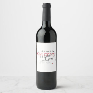 Cure For Diabetes Wine Label