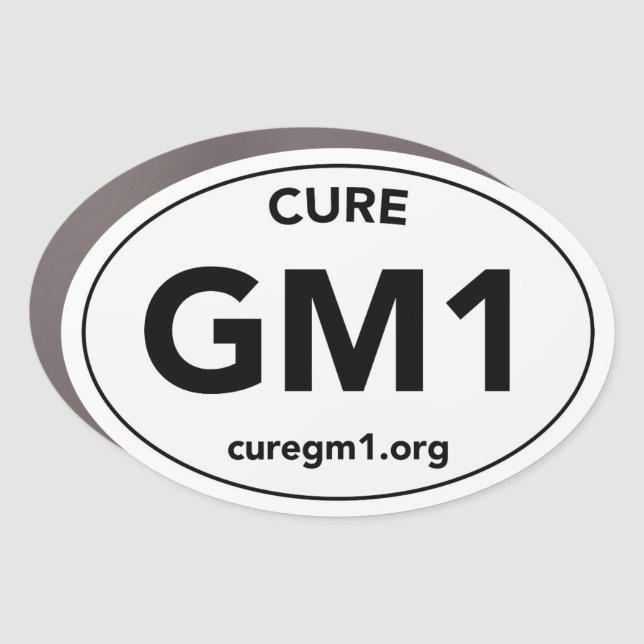 Cure GM1 Car Magnet (Front)