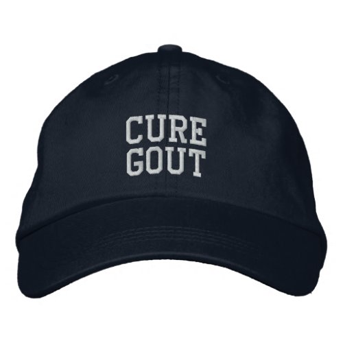 Cure Gout _ Embroidered Hat