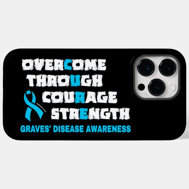CURE...Graves'  Case-Mate iPhone Case (Back (Horizontal))