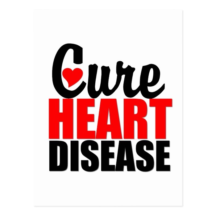 Cure Heart Disease Postcard