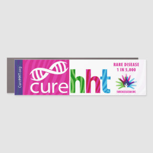 Cure HHT Rare Disease Car Magnet