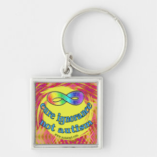 Cure Ignorance Not Autism Keychain