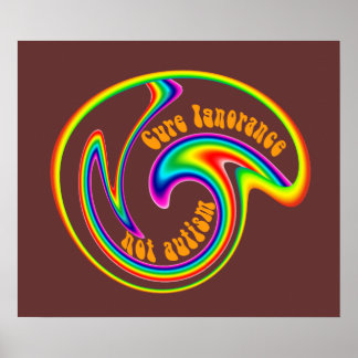 Cure Ignorance Swirl Posters