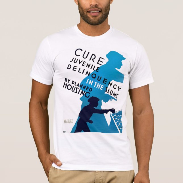 Cure Juvenile Delinquency T-Shirt (Front)