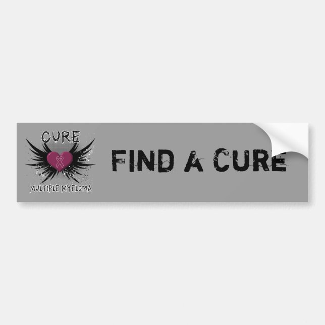 Cure Multiple Myeloma Bumper Sticker (Front)