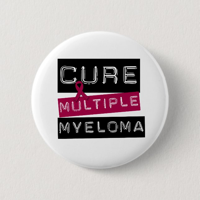 Cure Multiple Myeloma Button (Front)