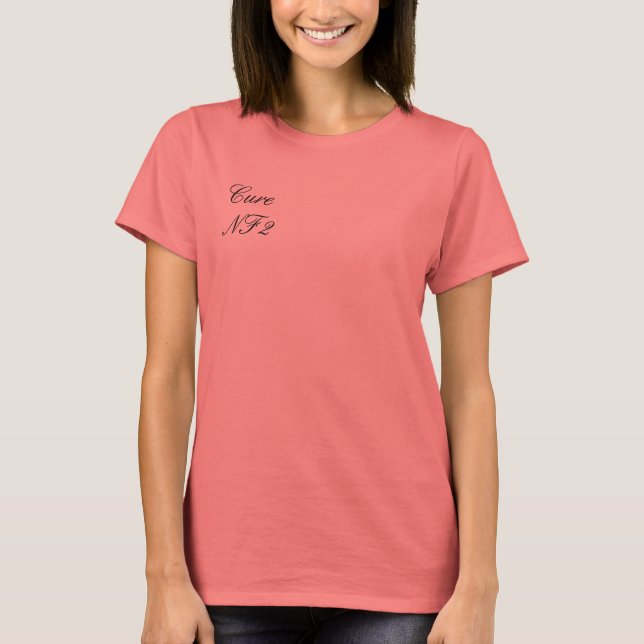 Cure NF2 with butterfly Women's shirt (Front)