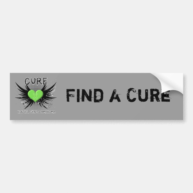 Cure Non-Hodgkin's Lymphoma Bumper Sticker (Front)