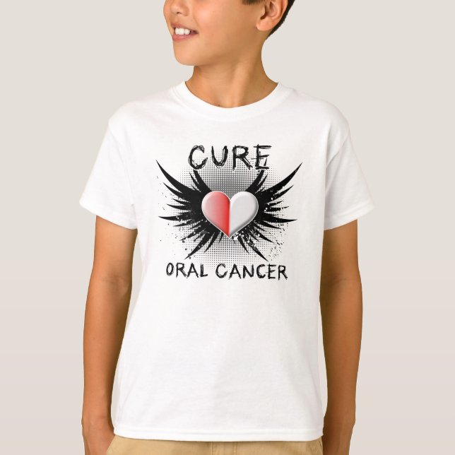 Cure Oral Cancer T-Shirt (Front)