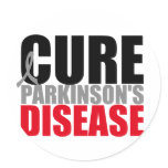 CURE Parkinsons Disease Classic Round Sticker