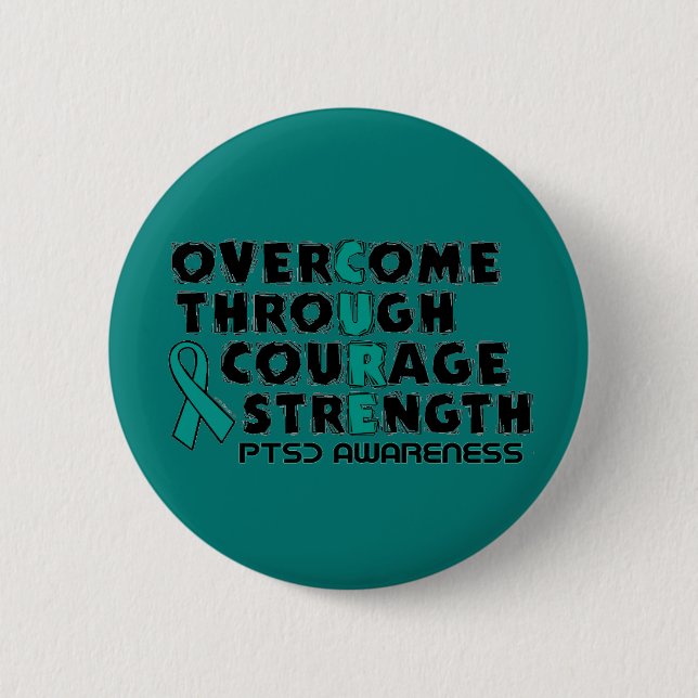 CURE...PTSD BUTTON (Front)