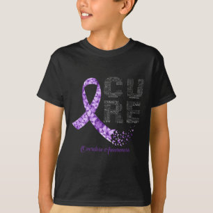 Cure Purple Ribbon Overdose Awareness T-Shirt