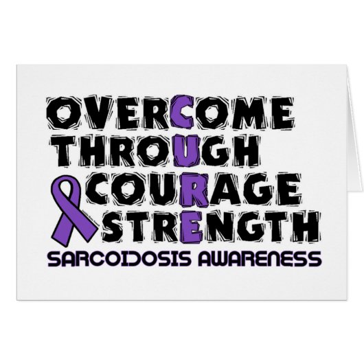 CURE...Sarcoidosis Cards (Front Horizontal)