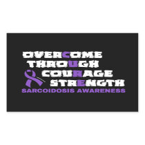 CURE...Sarcoidosis Rectangular Sticker