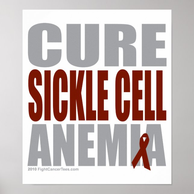 Cure Sickle Cell Anemia Poster (Front)