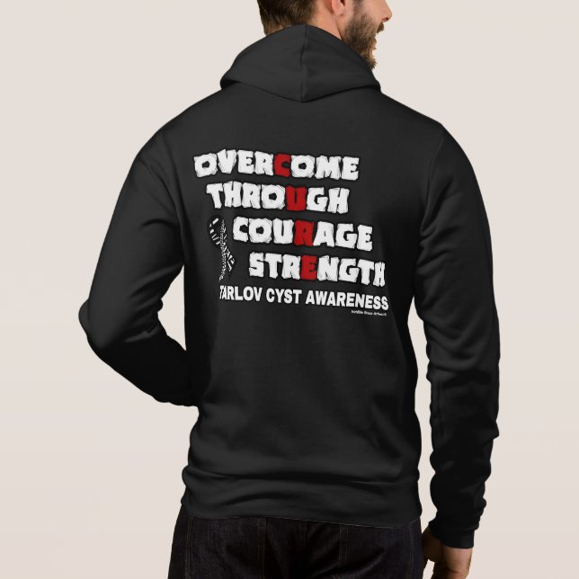 CURE...Tarlov Cyst Hoodie (Back)
