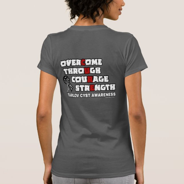 CURE...Tarlov Cyst T-Shirt (Back)