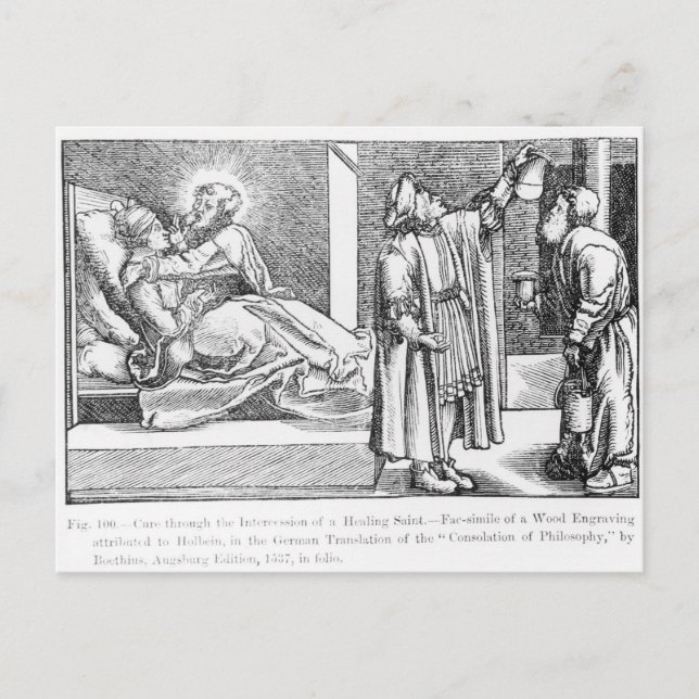 Cure through the Intercession of a Healing Postcard (Front)