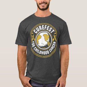 Curefest For Childhood Cancer Awareness Support Sq T-Shirt