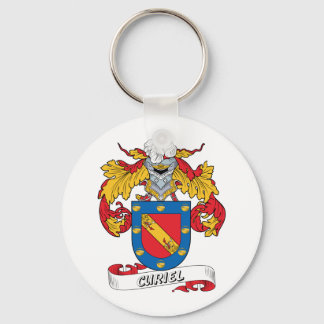 Curiel Family Crest Keychain