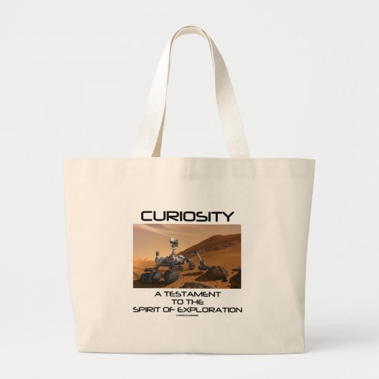 Curiosity A Testament To The Spirit Of Exploration Large Tote Bag