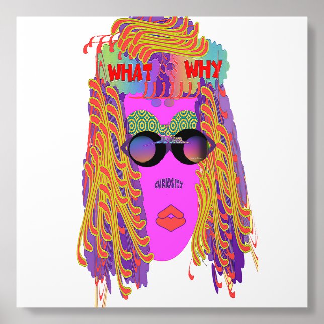 Curiosity At A Glance  Acrylic Photo Tile (Front Set)