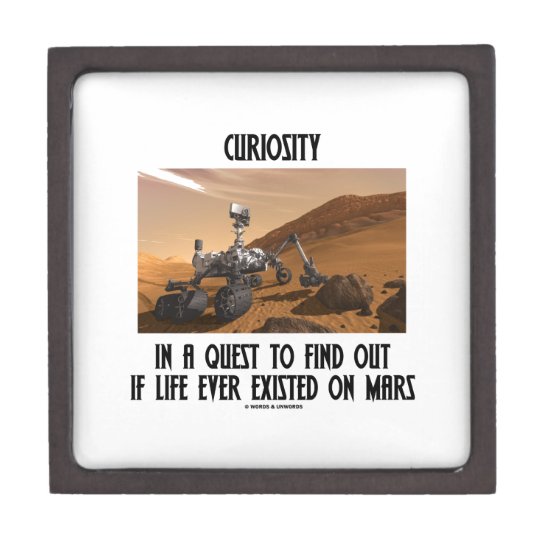 Curiosity In A Quest To Find Out Life On Mars Gift Box