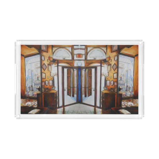 Curiosity is the Tool of the Wise Acrylic Tray (Front)