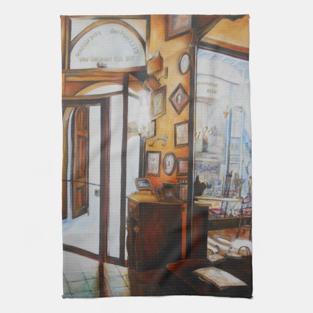 Curiosity is the Tool of the Wise Kitchen Towel (Vertical)