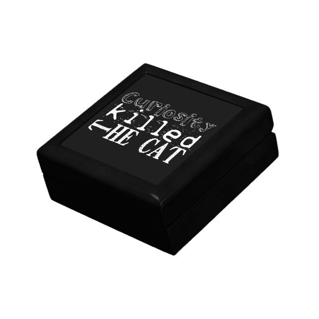 Curiosity killed the Cat Proverb 2 Gift Box (Side)