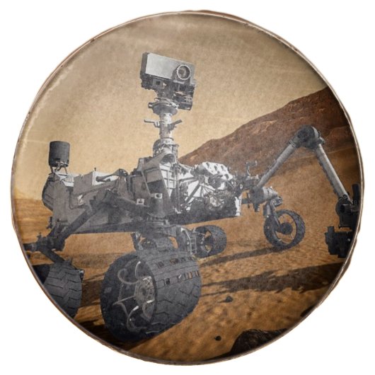 Curiosity Mars Rover Chocolate Dipped Oreo Cookies (Front)