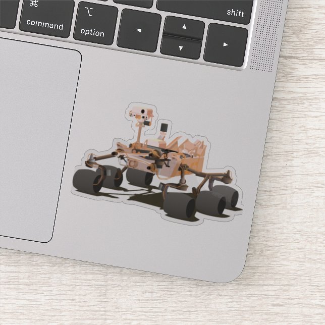 Curiosity Mars Rover Sticker (Detail)