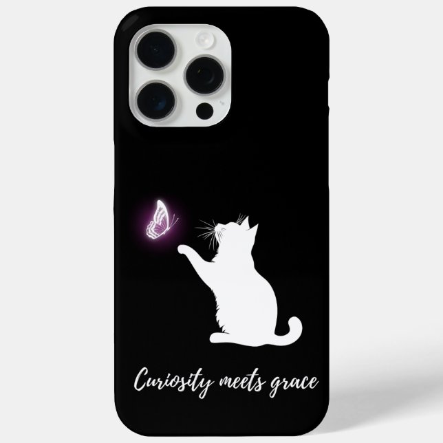 Curiosity meets grace Case-Mate iPhone case (Back)
