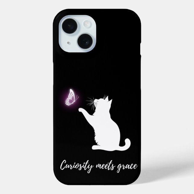 Curiosity meets grace Case-Mate iPhone case (Back)