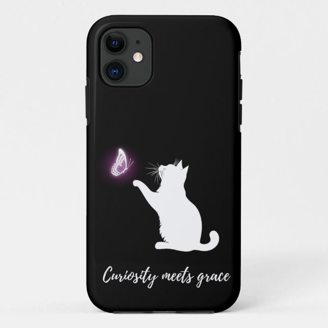 Curiosity meets grace Case-Mate iPhone case (Back)