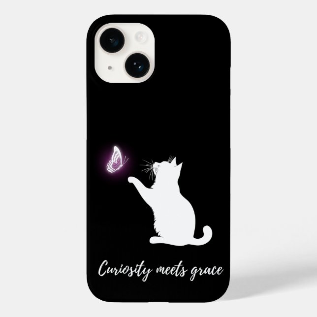 Curiosity meets grace Case-Mate iPhone case (Back)