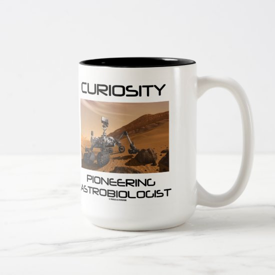 Curiosity Pioneering Astrobiologist (Mars Rover) Two-Tone Coffee Mug
