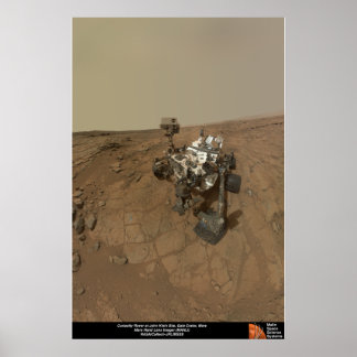 Curiosity Rover at John Klein Site Poster