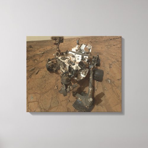 Curiosity Rover Canvas Print