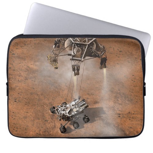 Curiosity Rover Landing On The Martian Surface Laptop Sleeve