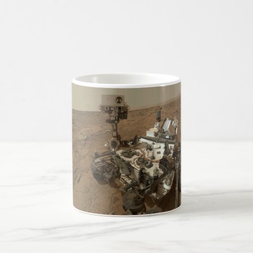 Curiosity Rover On The Surface Of Mars Coffee Mug