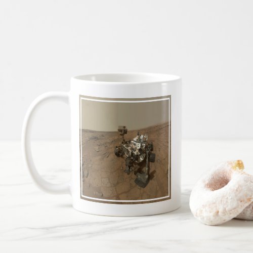 Curiosity Rover On The Surface Of Mars Coffee Mug