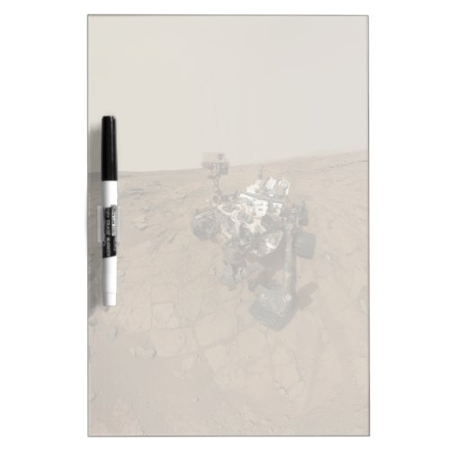 Curiosity Rover On The Surface Of Mars Dry Erase Board