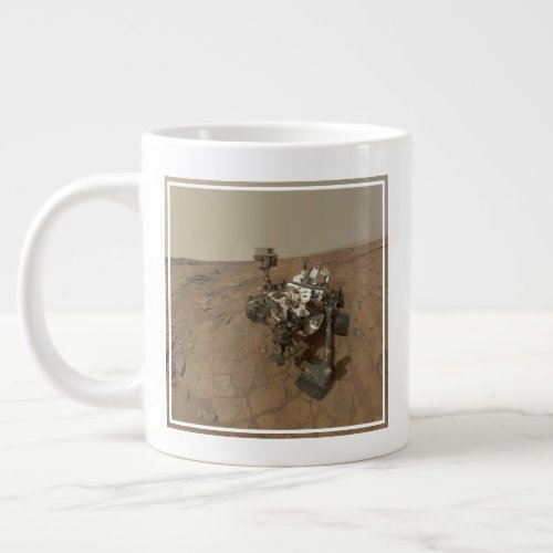 Curiosity Rover On The Surface Of Mars Giant Coffee Mug